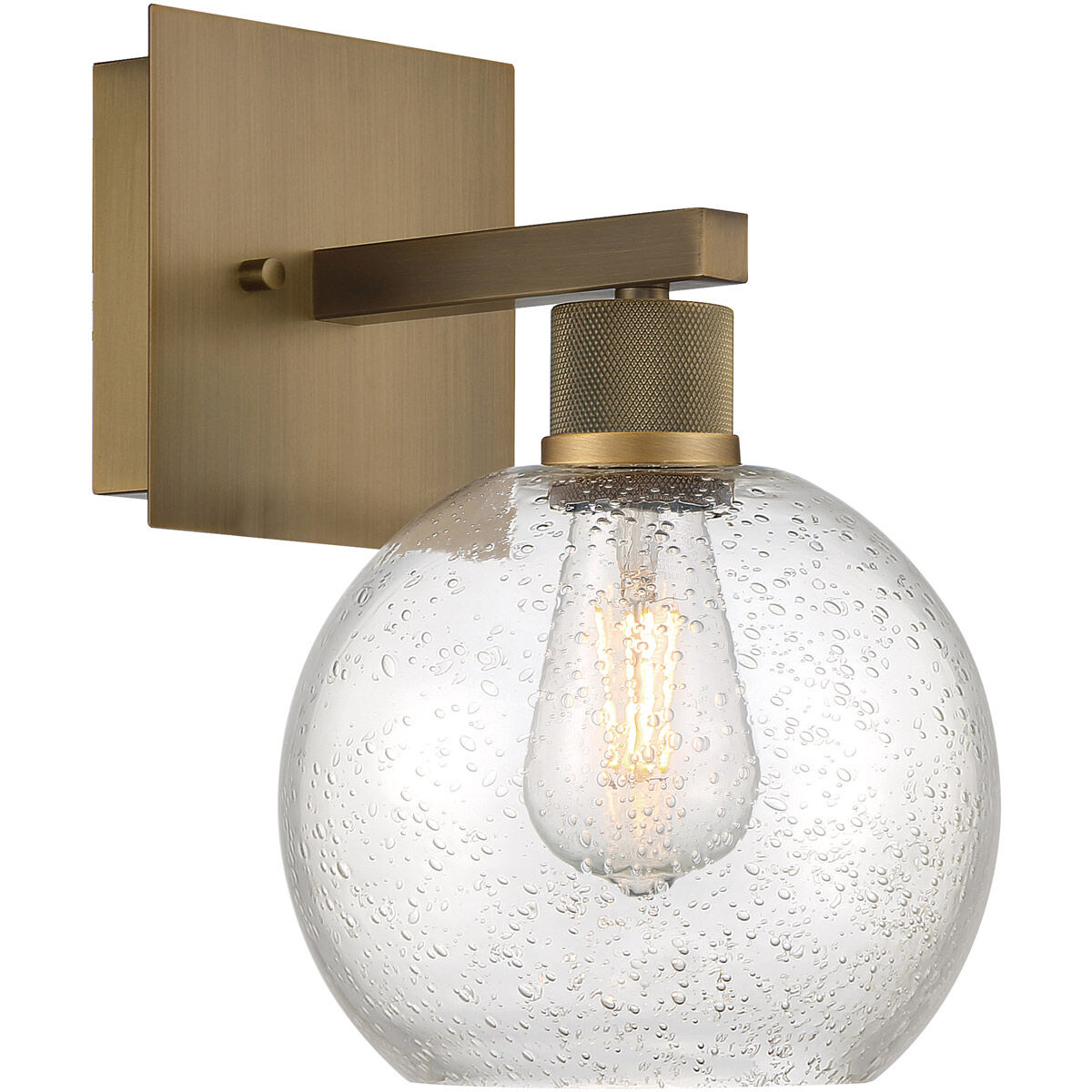 Port Nine LED 8 inch Antique Brushed Brass Wall Sconce Wall Light